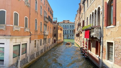 Venice Italy scenic canals, gondolas and historic architecture in the heart of Venice © Diana