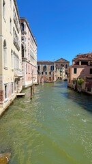 Venice Italy scenic canals, gondolas and historic architecture in the heart of Venice © Diana