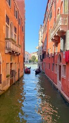 Venice Italy scenic canals, gondolas and historic architecture in the heart of Venice © Diana