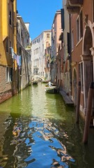 Venice Italy scenic canals, gondolas and historic architecture in the heart of Venice © Diana