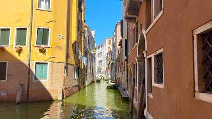 Venice Italy scenic canals, gondolas and historic architecture in the heart of Venice © Diana