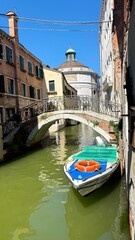 Venice Italy scenic canals, gondolas and historic architecture in the heart of Venice © Diana