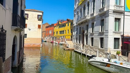 Venice Italy scenic canals, gondolas and historic architecture in the heart of Venice © Diana