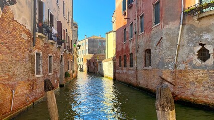 Venice Italy scenic canals, gondolas and historic architecture in the heart of Venice © Diana