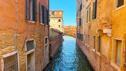 Venice Italy scenic canals, gondolas and historic architecture in the heart of Venice © Diana