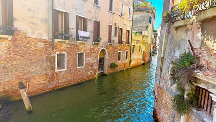 Venice Italy scenic canals, gondolas and historic architecture in the heart of Venice © Diana