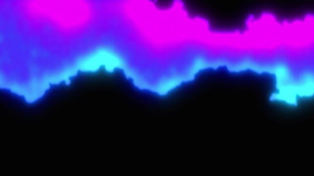 Abstract Motion Background with Neon Pink and Blue Glowing Liquid Wave Flow