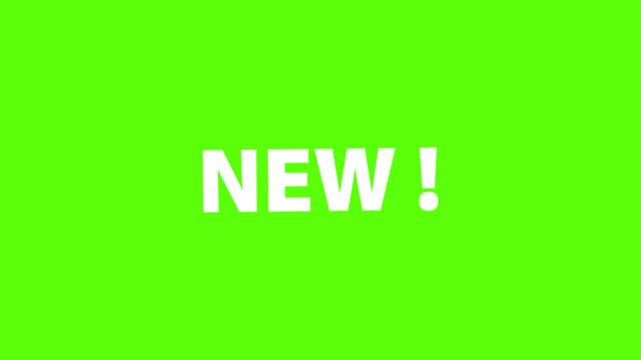 NEW Rounded Rectangle Badge Animation Green Screen and Black Background