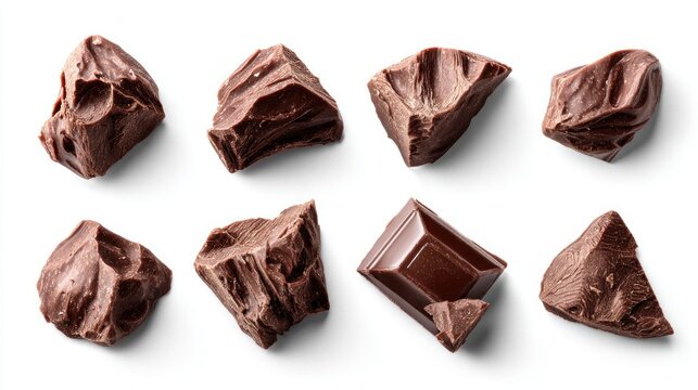 Delicious dark chocolate pieces for baking and snacking