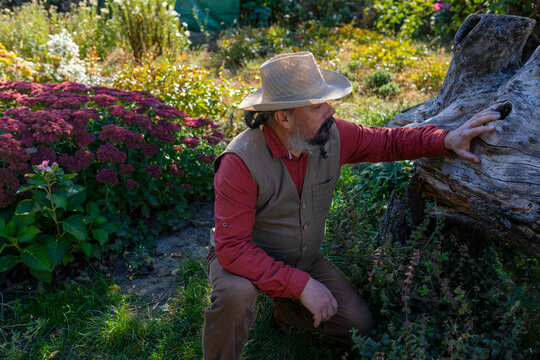 Portrait of a gardener