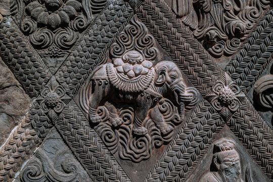 Oriental Elegance: 1,200-Year-Old Relief Brick Art.