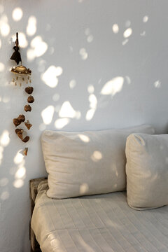 Cozy Seating Area With Natural Light and Decorative Elements