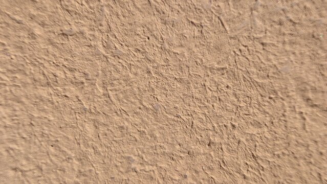 Close up beige stucco plaster surface texture