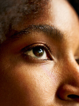 Close-up of an Eye Showing Details and Natural Features