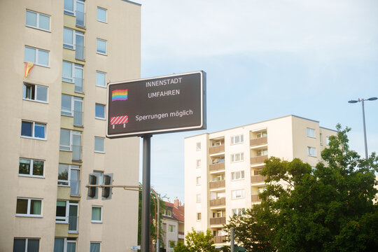 Traffic Sign Pride Parade