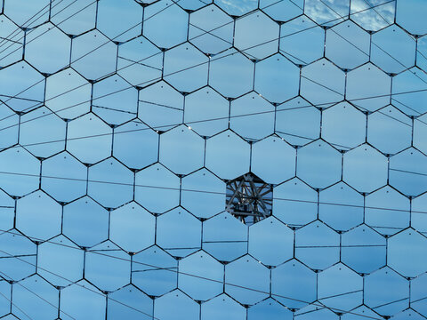 MAGIC Telescope Mirror Detail in La Palma