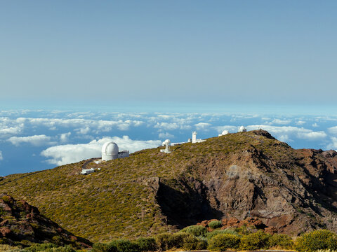 Roque de los Muchachos Observatory Panorama