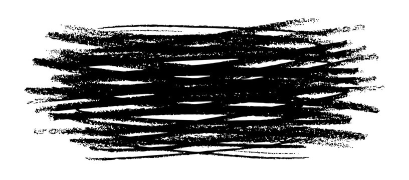 Hatch pencil line texture, crayon scribble stroke pattern