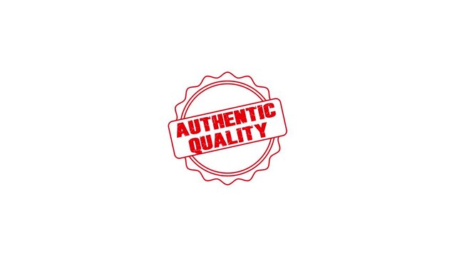 Checked Stamp Animation on transparent background, Rubber, seal, red, vintage effect, textured, motion graphics for video content and web, Rubber stamp animation & 4k video motion,