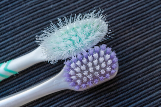 Toothbrush macro photo
