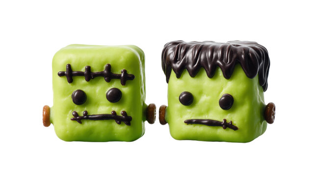 Frankenstein candies for halloween holiday