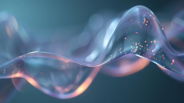 A uniform abstract futuristic shape in blue
