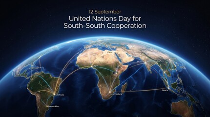 Un day for south-south cooperation globe image © Lily