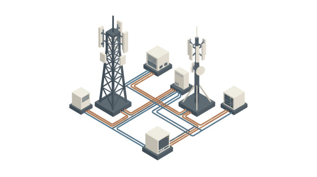 Isometric Telecommunication Network Infrastructure Design.