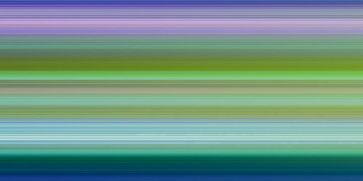 background of greens, blues, violet stripes with horizontal blur effect