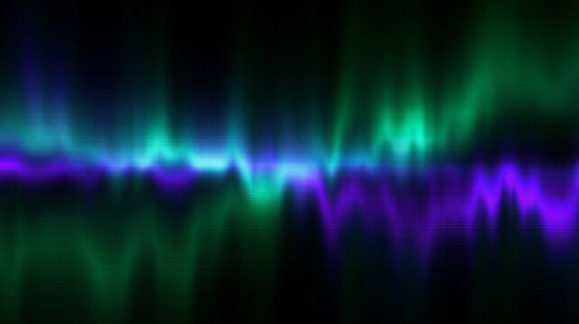 Abstract Sound Wave and Digital Audio Frequency Background