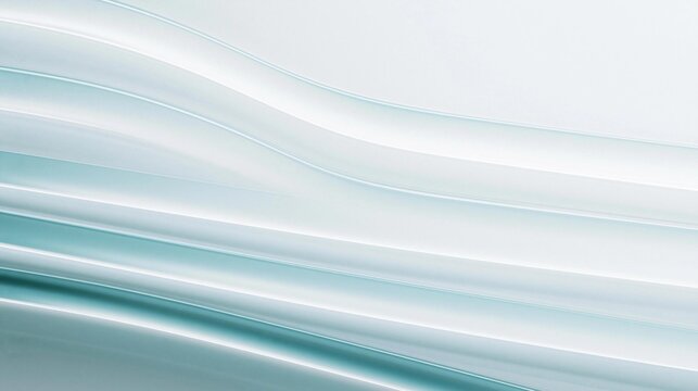 Abstract background with a light blue color. it has a wave-like pattern that creates a sense of movement and depth. the lines are thin and wavy, creating a smooth and fluid appearance.