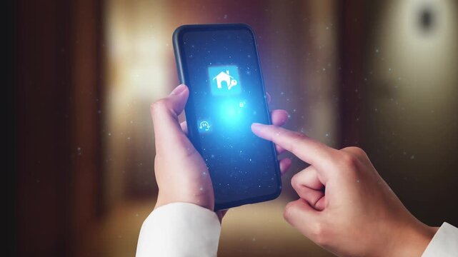 Home security icons show smart home, surveillance, and safety devices. Home security ensures monitoring, home security protection, and smart access. Gist