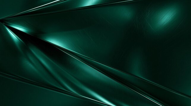 Abstract digital art piece with a dark green color. the background is made up of multiple curved lines that create a sense of movement and depth.