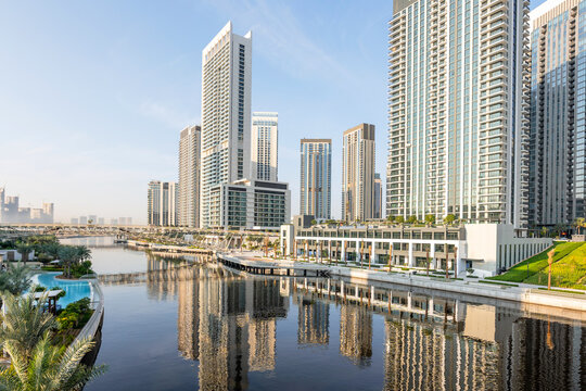 Dubai Creek Harbour combines waterfront living, modern architecture and pedestrian friendly spaces in one of Dubai most popular destinations