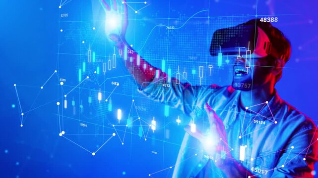 Dynamic Interaction with Virtual Financial Data in a Futuristic Setting with Enthusiastic User Engaging in Augmented Reality Experience. Entropy.