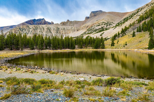 Stella Lake panoramic view in Great Basin National Park