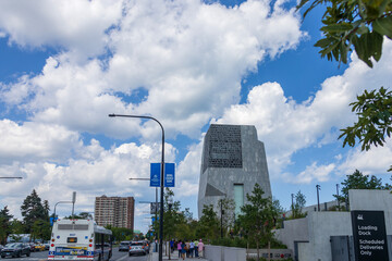 Naklejka premium The Barack Obama Presidential Center in Chicago Illinois USA