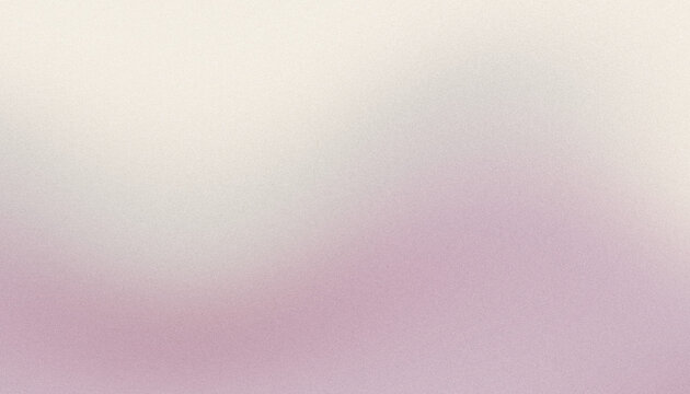 Minimalist abstract panoramic pastel background with soft cream white, nude pink and pastel mauve glowing gradient transitions with grainy texture