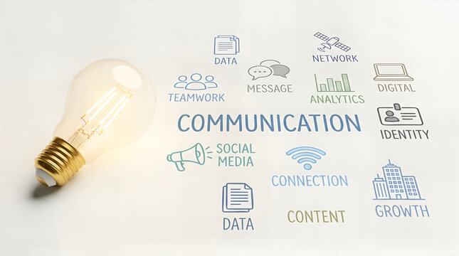 A digital communication and marketing strategy integrating networks, social media, content, data, analytics, and teamwork to increase engagement and business growth