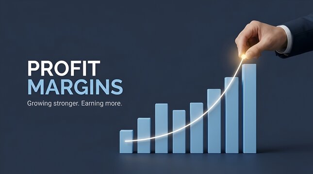 Business strategy to increase profit margins through revenue growth, performance management, operational efficiency, and strategic decisions toward greater profitability