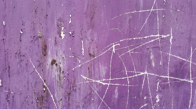 Abstract purple background with thin metallic silver lines and light texture design