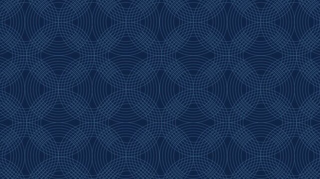 Geometric Blue Textile Pattern 4K