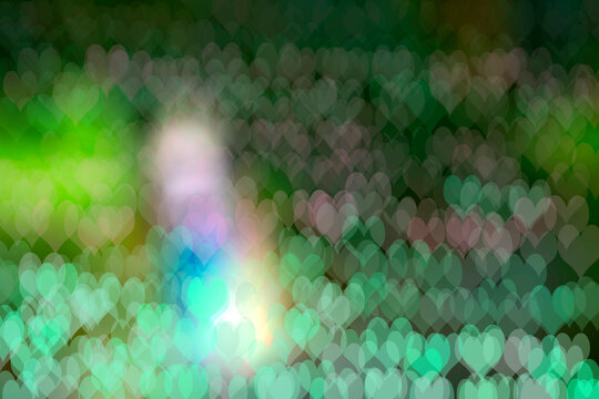 Bokeh blur background and abstract