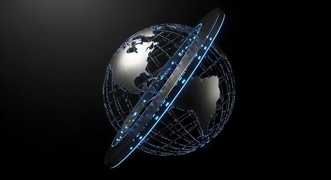 planet earth with space for text