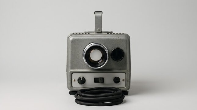 Vintage Portable Film and Transparency Viewer with Optical Lens