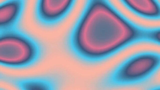 Abstract Colorful Patterns in Soft Focus with Blue Pink Orange Hues in a Dreamlike Scene