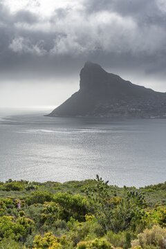 Hout Bay and Chapman's Peak Drive, coast near Cape Town, South Africa