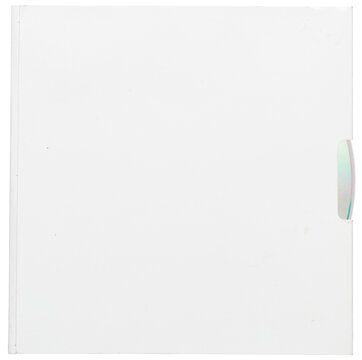 Blank white CD sleeve. png isolated on transparent background
