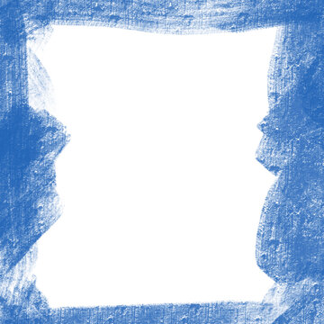 frame brush stroke blue grunge