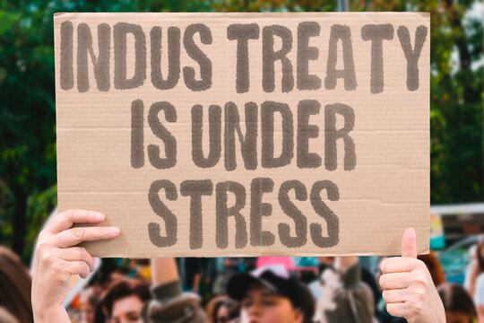 "Indus treaty is under stress" Water sharing strain. INDUS. TREATY. STRESS. PAKISTAN. INDIA.